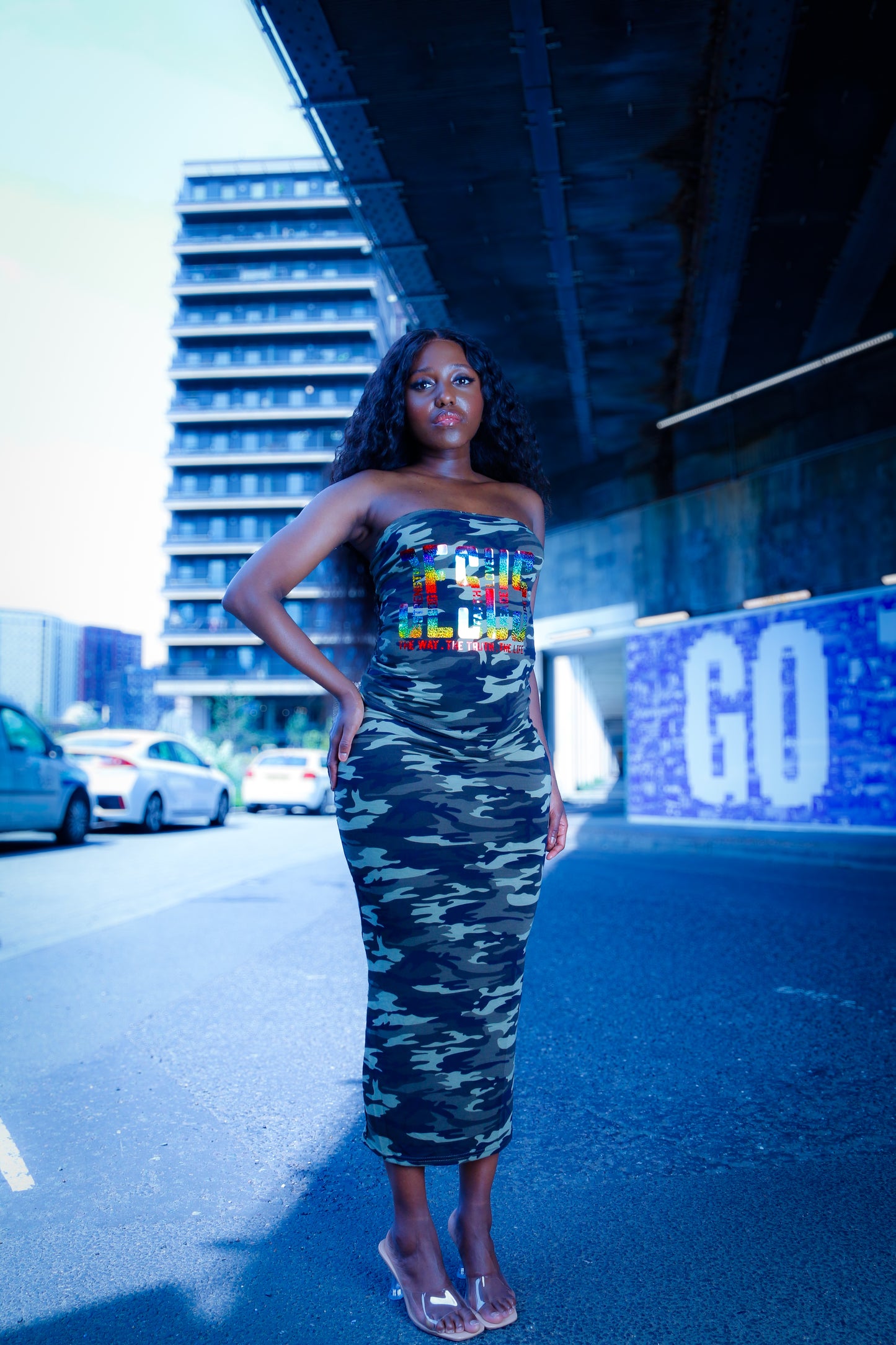 Jesus body-con dress