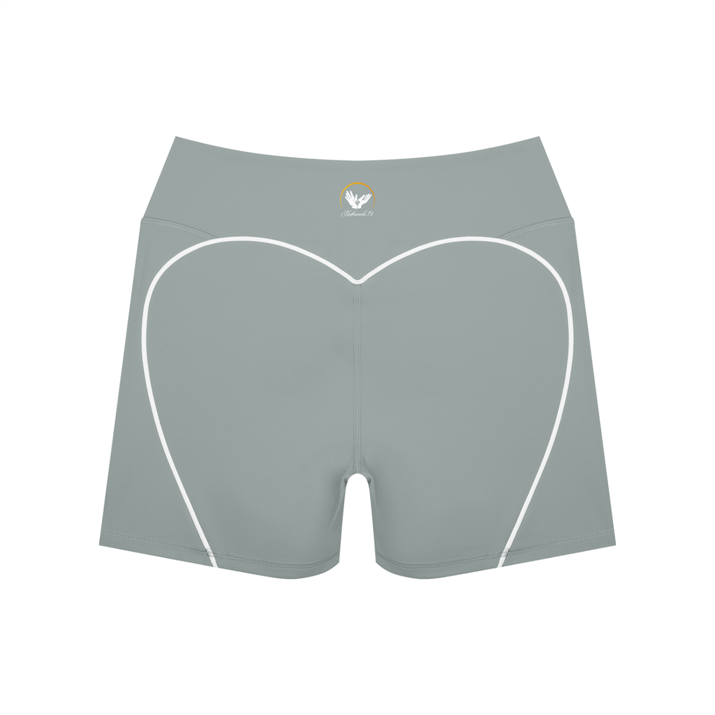 Nathaneils19 Open Hands Women’s High Waisted Yoga Biker Shorts