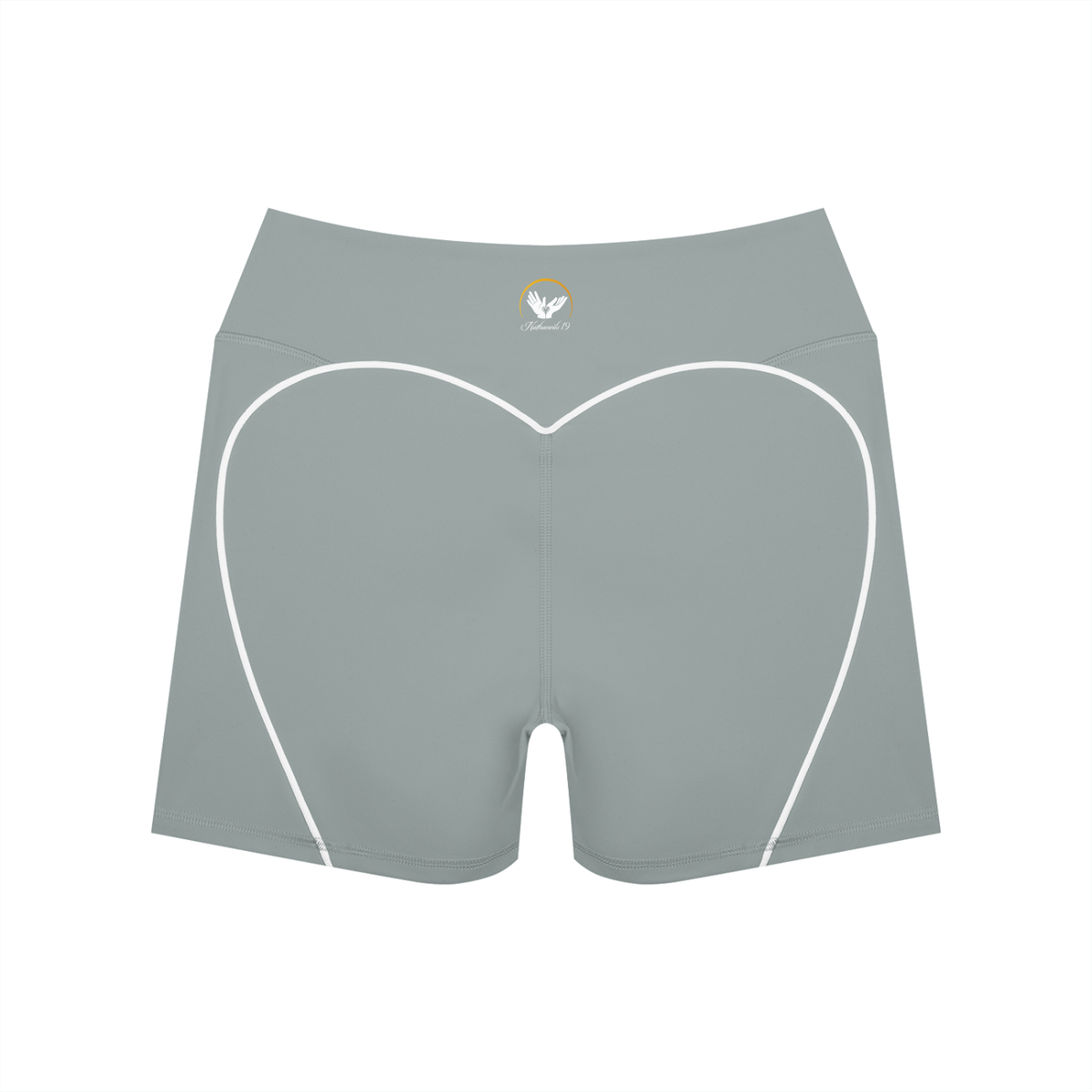 Nathaneils19 Open Hands Women’s High Waisted Yoga Biker Shorts