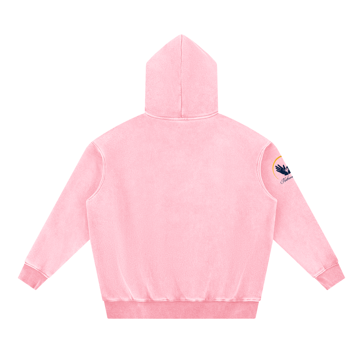 Nathaneils19 Open Hands Snow Wash Fleece Oversize Hoodie