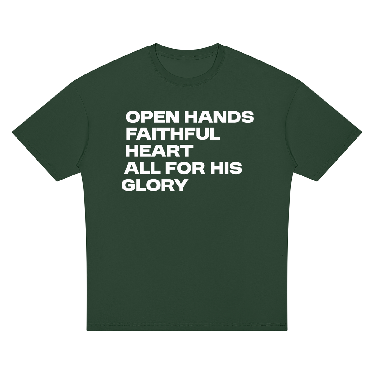 Nathaneils19 Open Hands Unisex Oversized Drop Shoulder T-Shirt