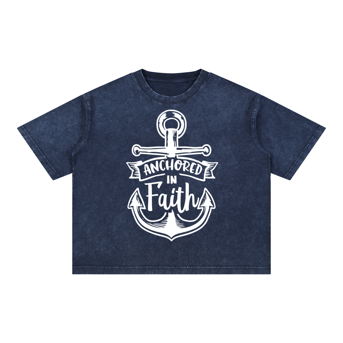 Nathaneils 19 Open Hands Mineral Wash Boxy Cotton T-Shirt