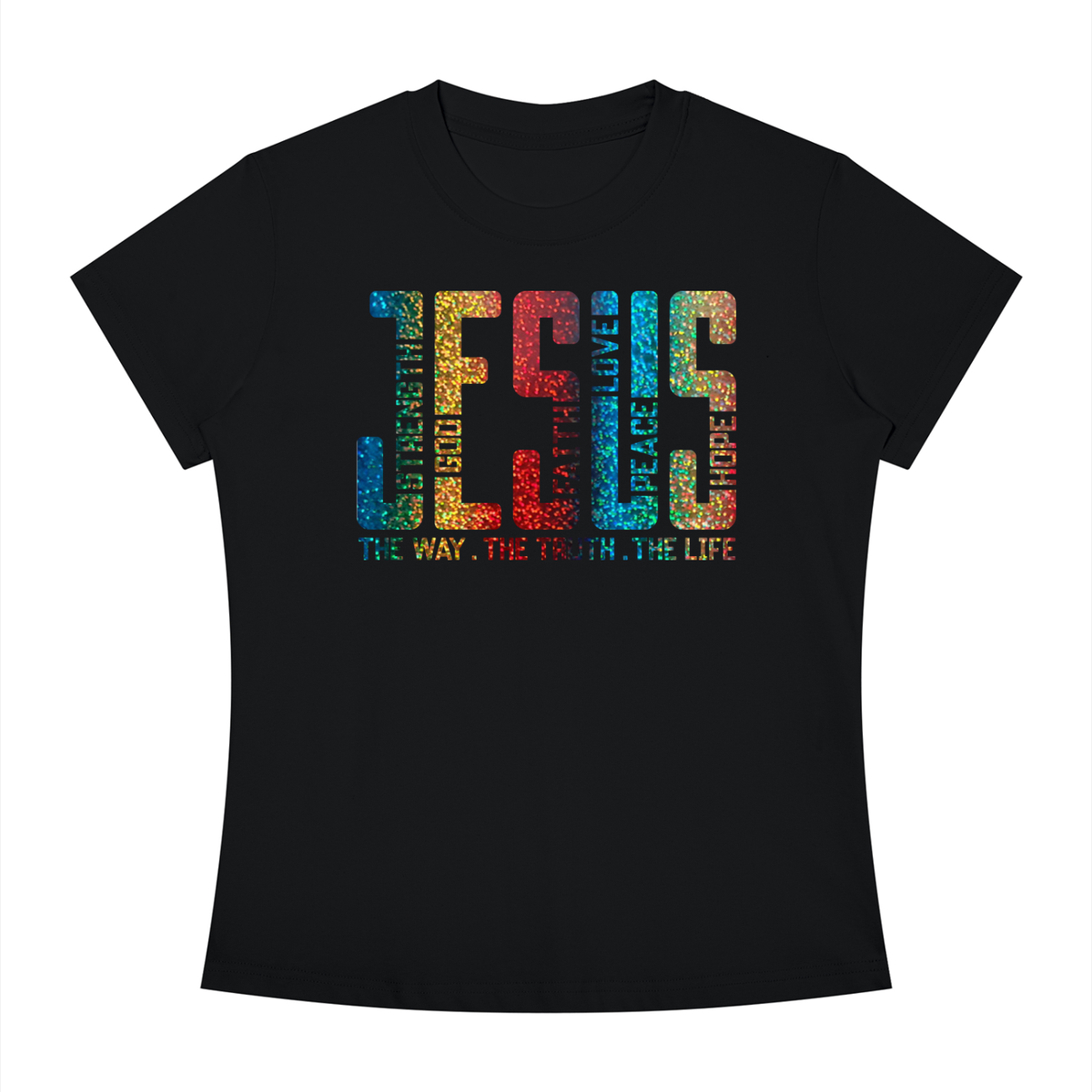 Nathaneils 19 Open Hands Women's Slim Fit Crewneck T-Shirt