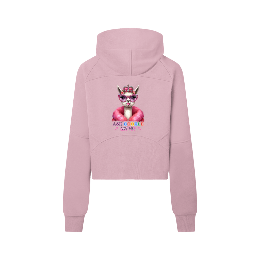 Nathaneils 19 Open Hands Cropped Half-Zip Hoodie