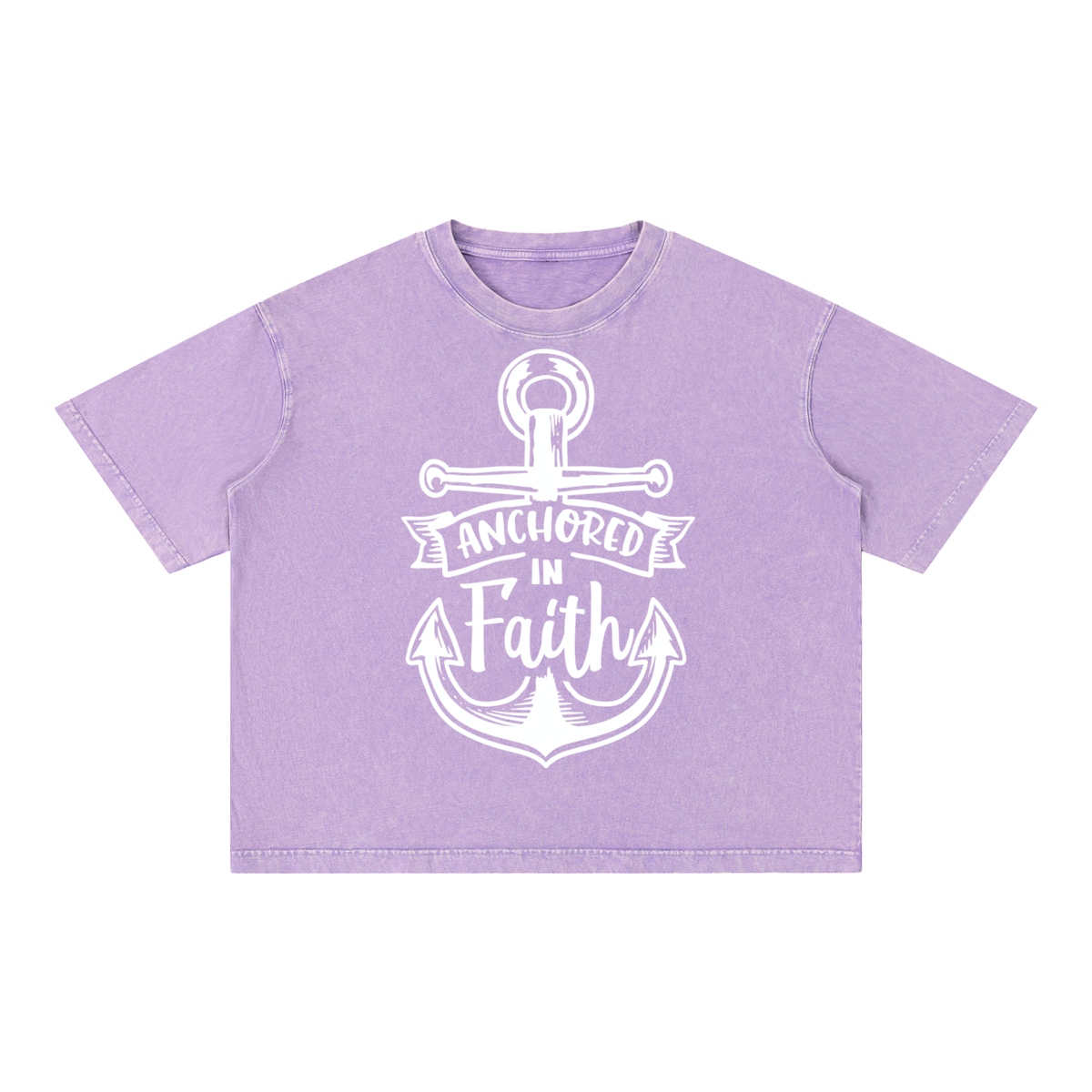 Nathaneils 19 Open Hands Mineral Wash Boxy Cotton T-Shirt