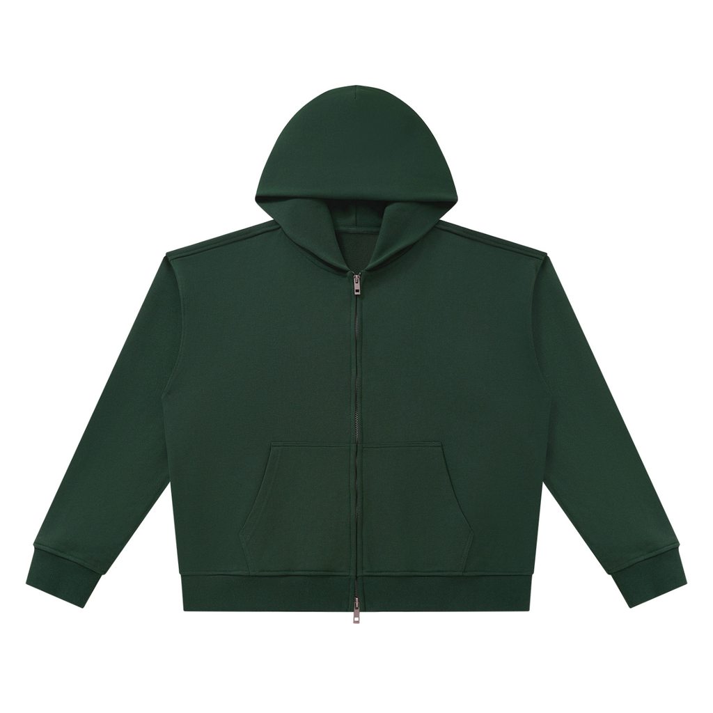 Nathaneils 19 Open Hands Unisex Heavyweight Full Zip Boxy Hoodie