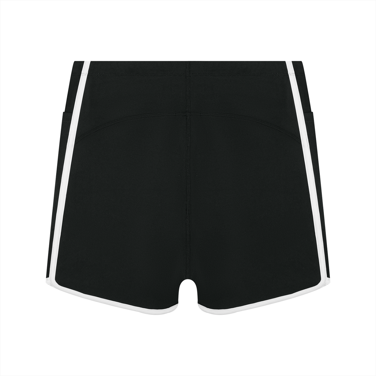 Nathaneils 19 Open Hands Women's High Waisted Ringer Yoga Shorts