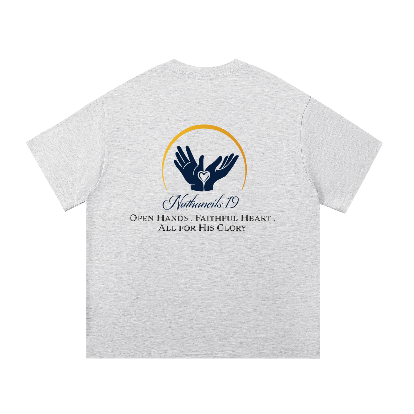 Nathaneils 19 Open Hands Essential Cotton T-Shirt