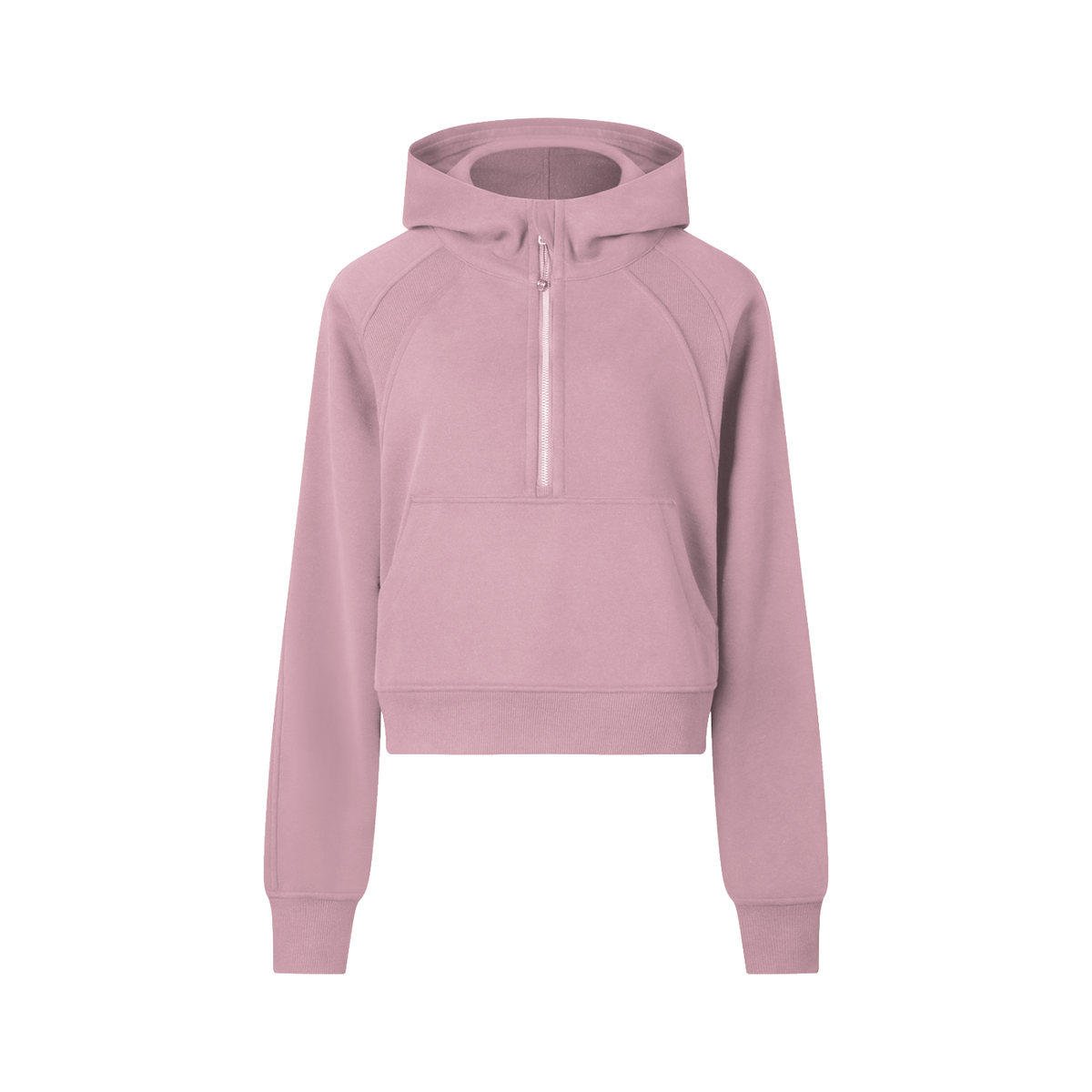 Nathaneils 19 Open Hands Cropped Half-Zip Hoodie