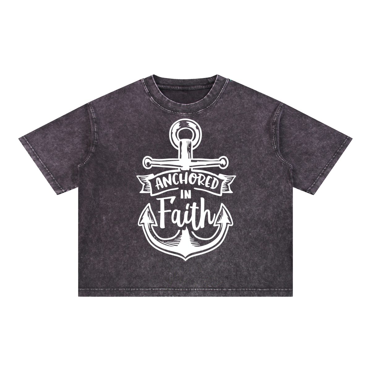 Nathaneils 19 Open Hands Mineral Wash Boxy Cotton T-Shirt