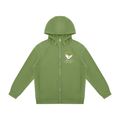 Nathaneils 19 Open Hands Unisex Raglan Full Zip Hoodie