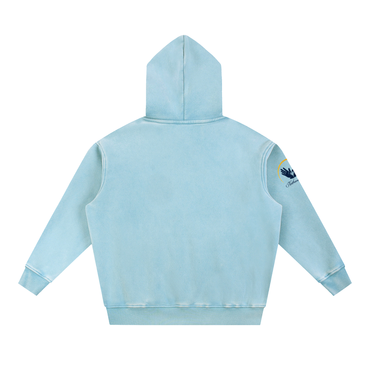 Nathaneils19 Open Hands Snow Wash Fleece Oversize Hoodie