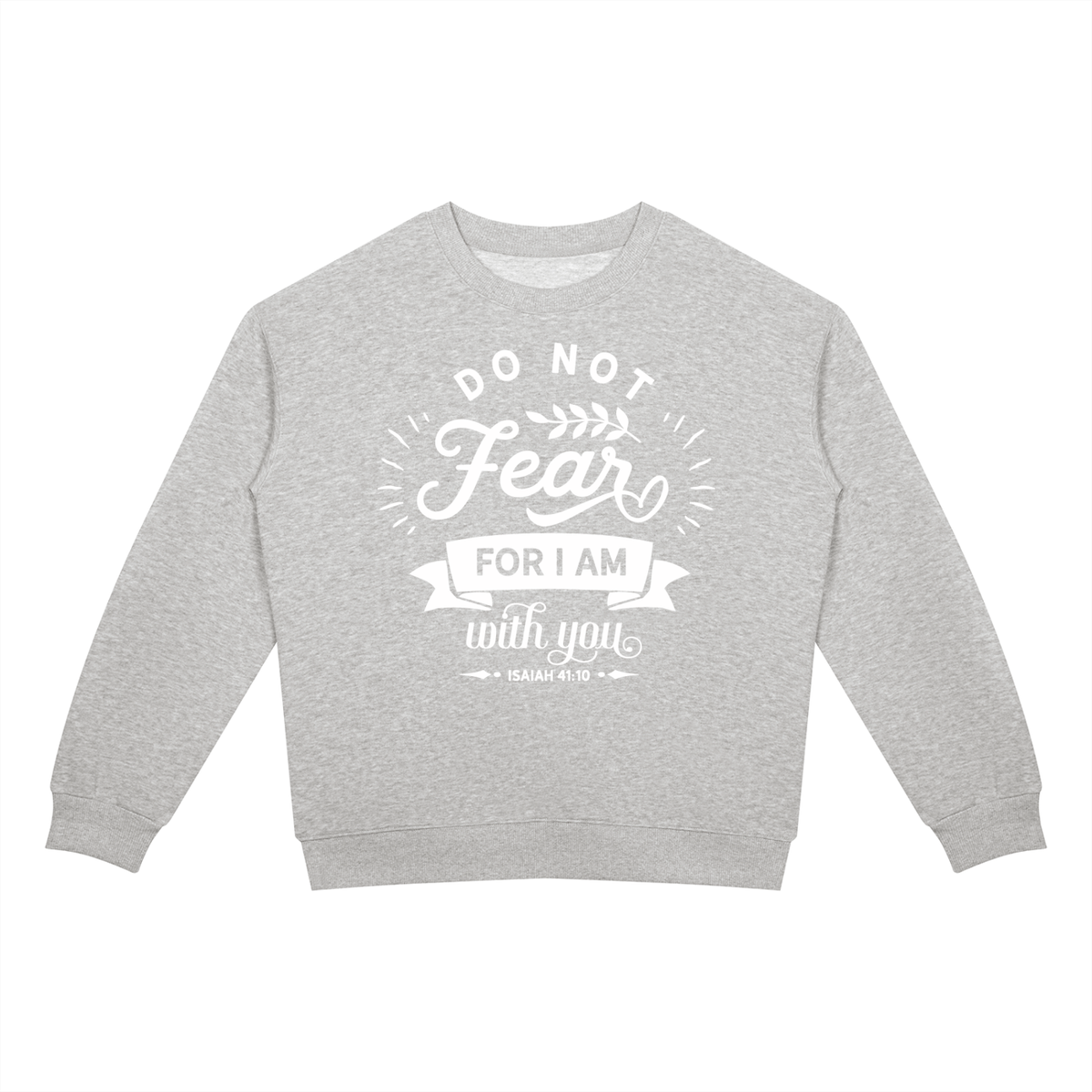 Nathaneils 19 Open Hands Unisex Drop Shoulder Crewneck Sweatshirt