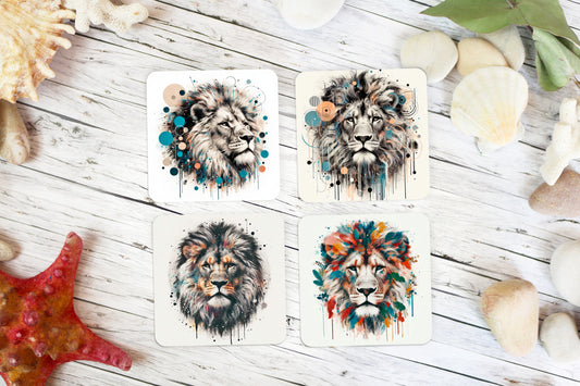 Colourful Loin Coaster