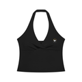 Nathaneils19 Open Hands Women’s Ruched Halter Yoga Tank Top