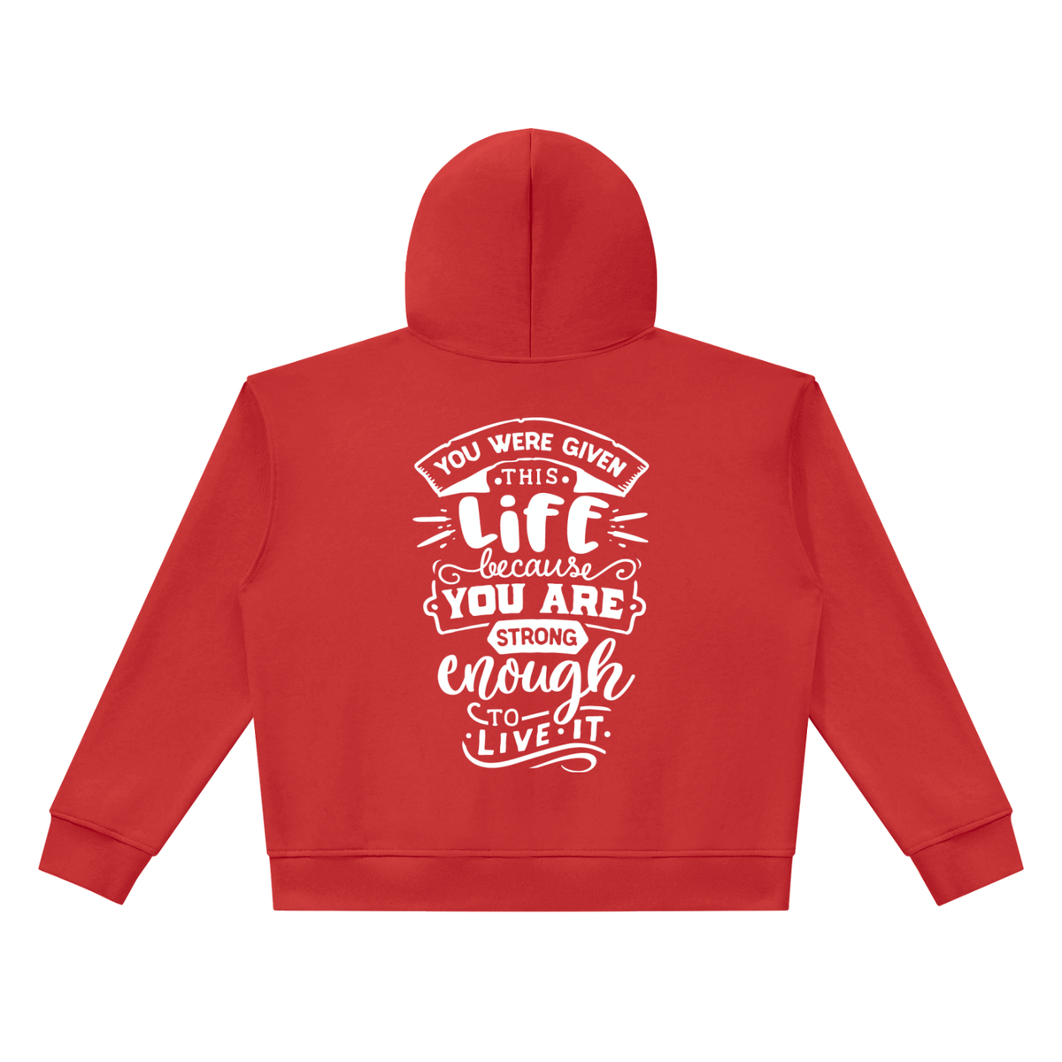 Nathaneils 19 Open Hands Unisex Heavyweight Full Zip Boxy Hoodie