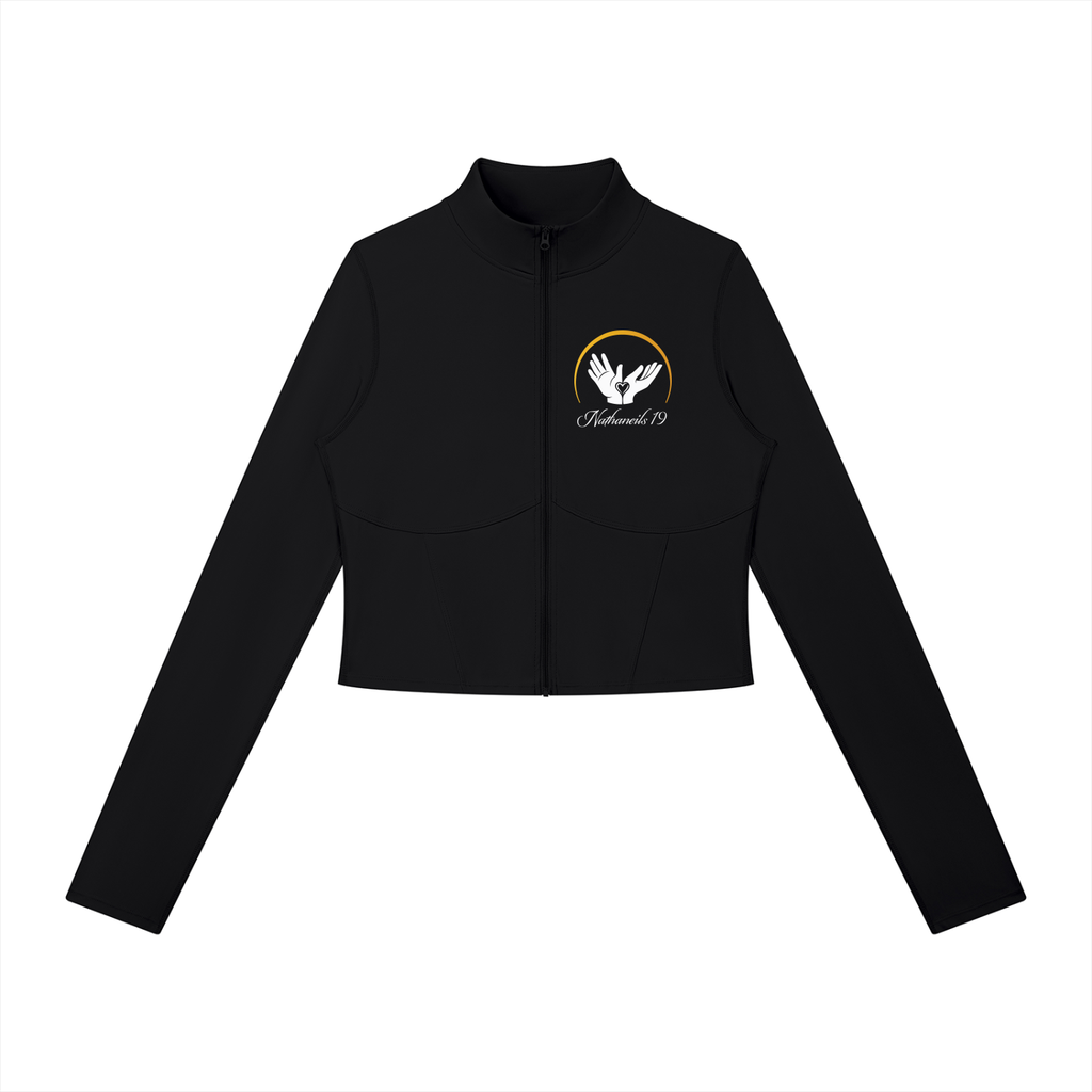 Nathaneils19 Open Hands Women’s Full-Zip Sports Jacket+ Shorts