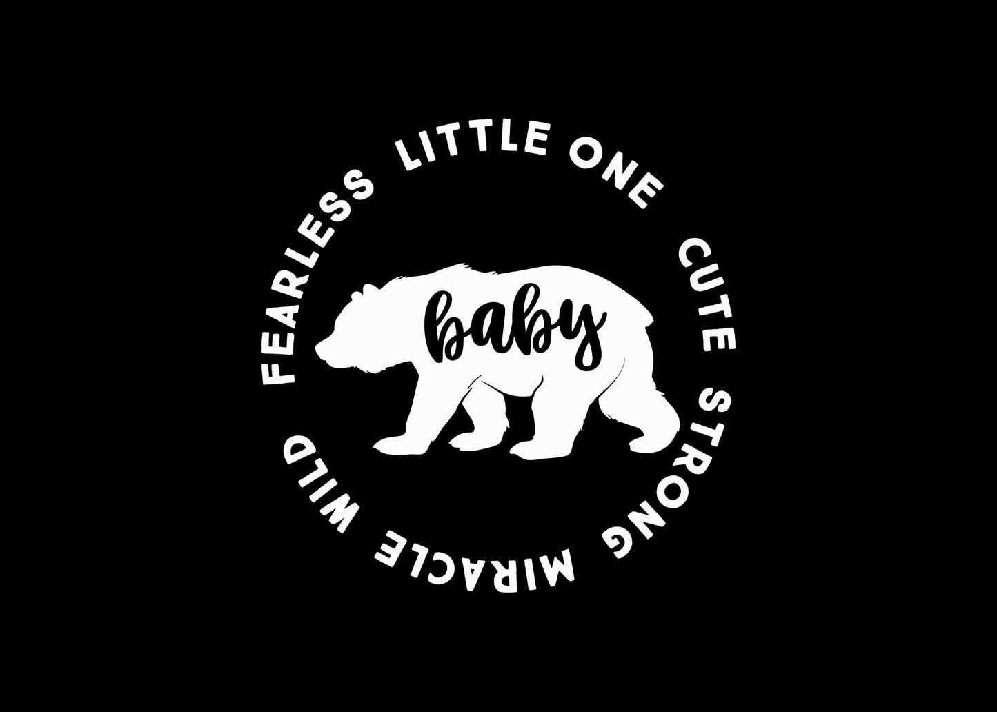 Fearless Little One" Car Decal
