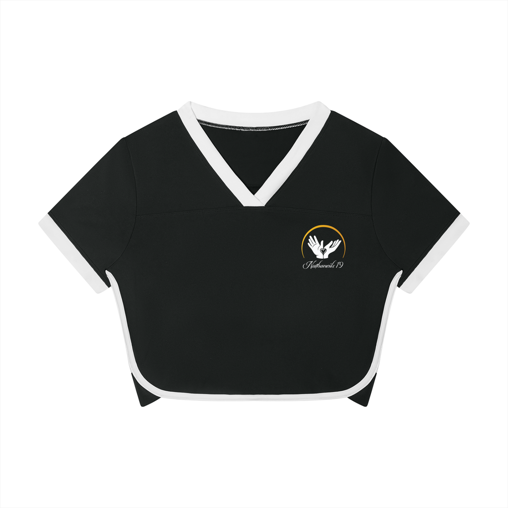 Nathaneils 19 Open Hands Women’s Ringer Performance T-Shirt
