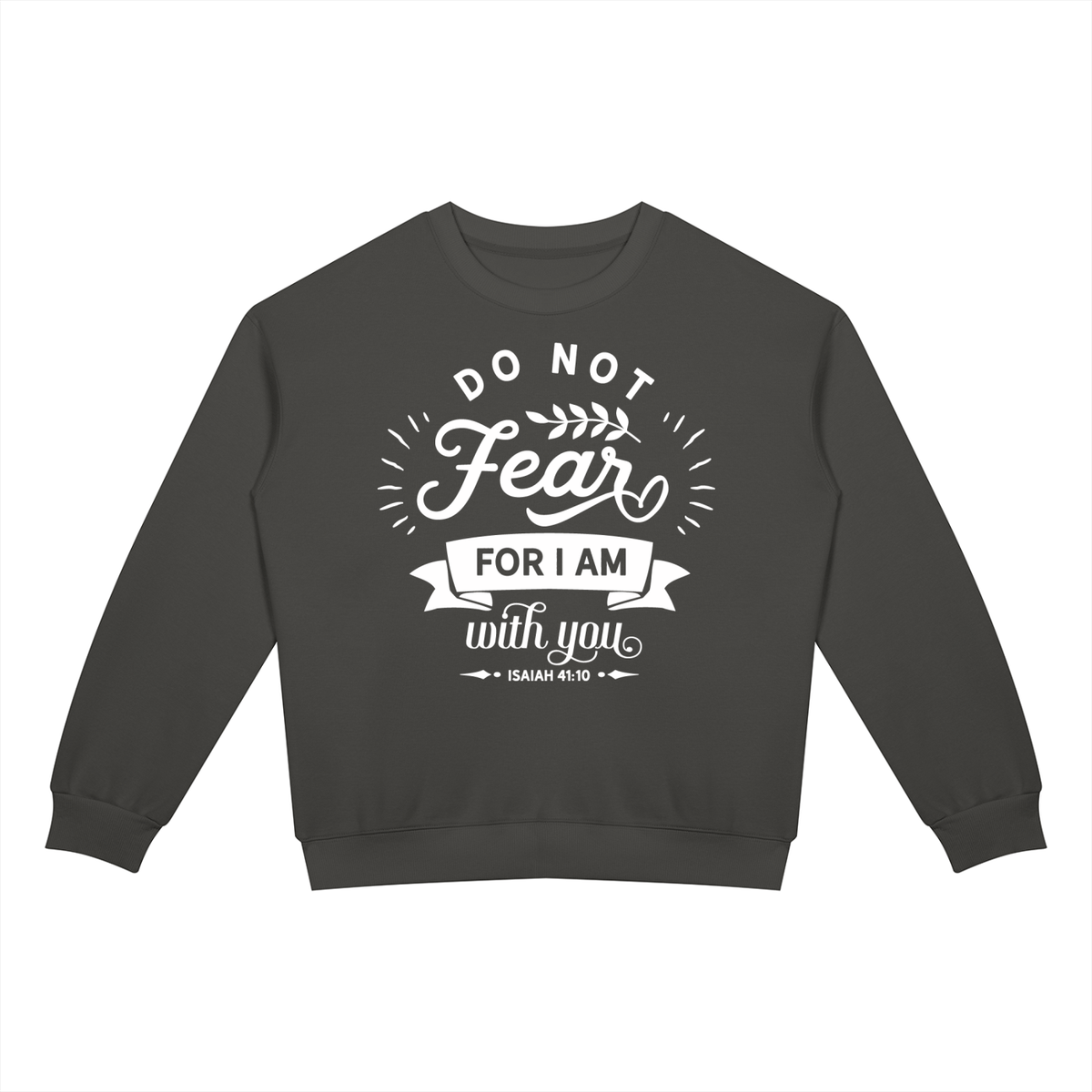 Nathaneils 19 Open Hands Unisex Drop Shoulder Crewneck Sweatshirt