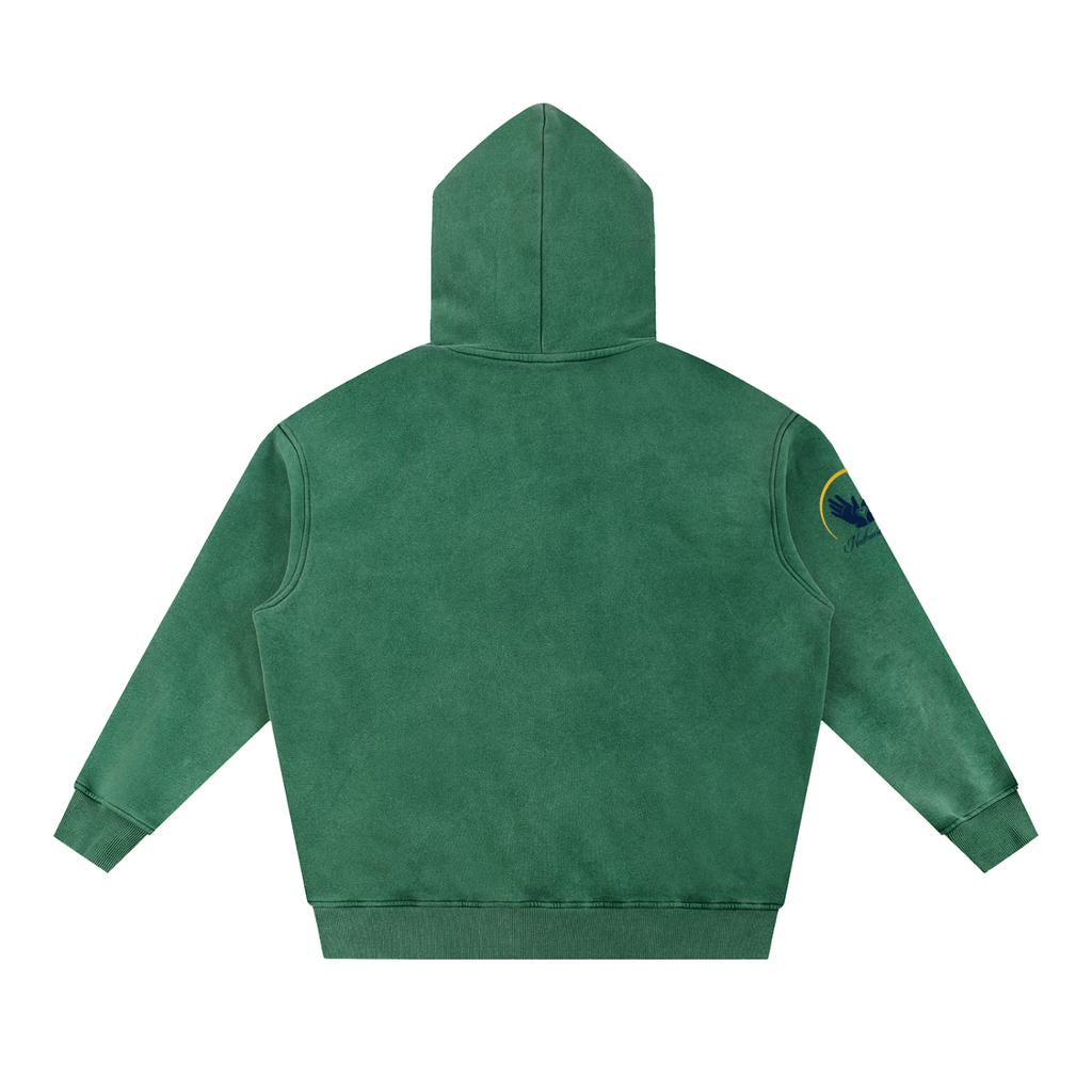 Nathaneils19 Open Hands Snow Wash Fleece Oversize Hoodie