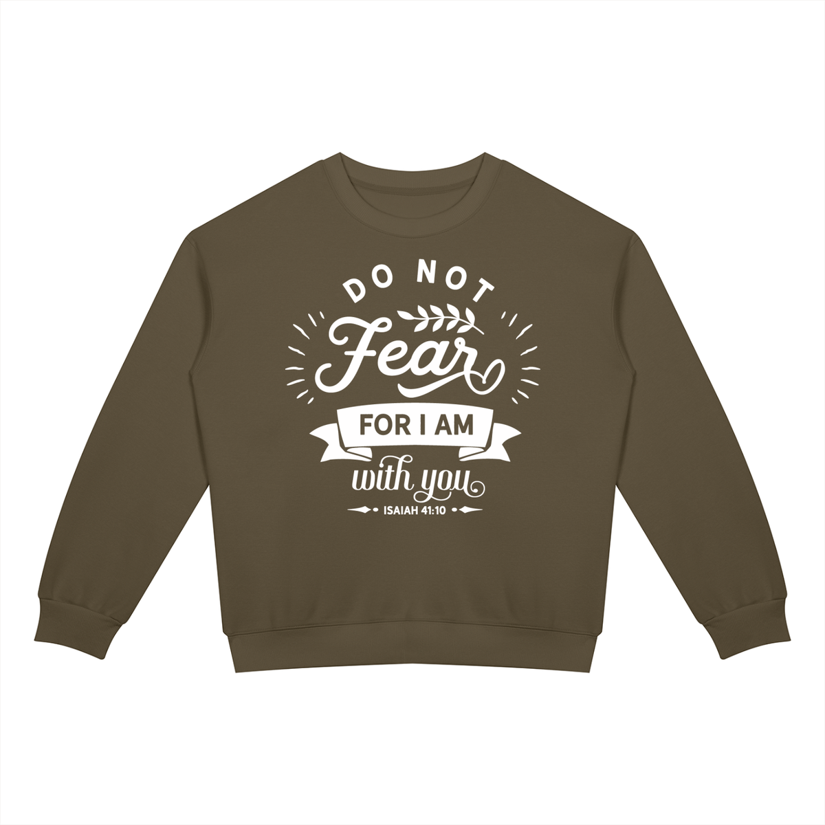 Nathaneils 19 Open Hands Unisex Drop Shoulder Crewneck Sweatshirt