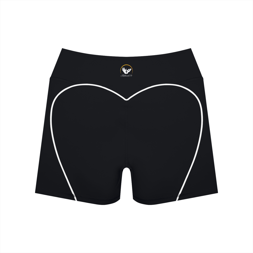 Nathaneils19 Open Hands Women’s High Waisted Yoga Biker Shorts