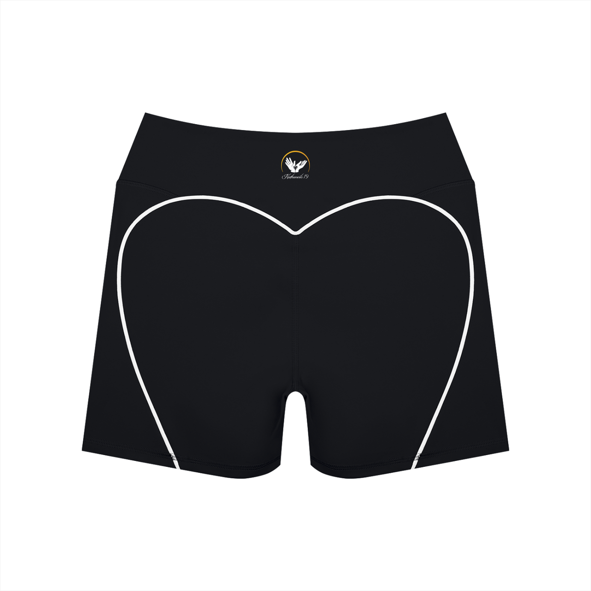 Nathaneils19 Open Hands Women’s High Waisted Yoga Biker Shorts