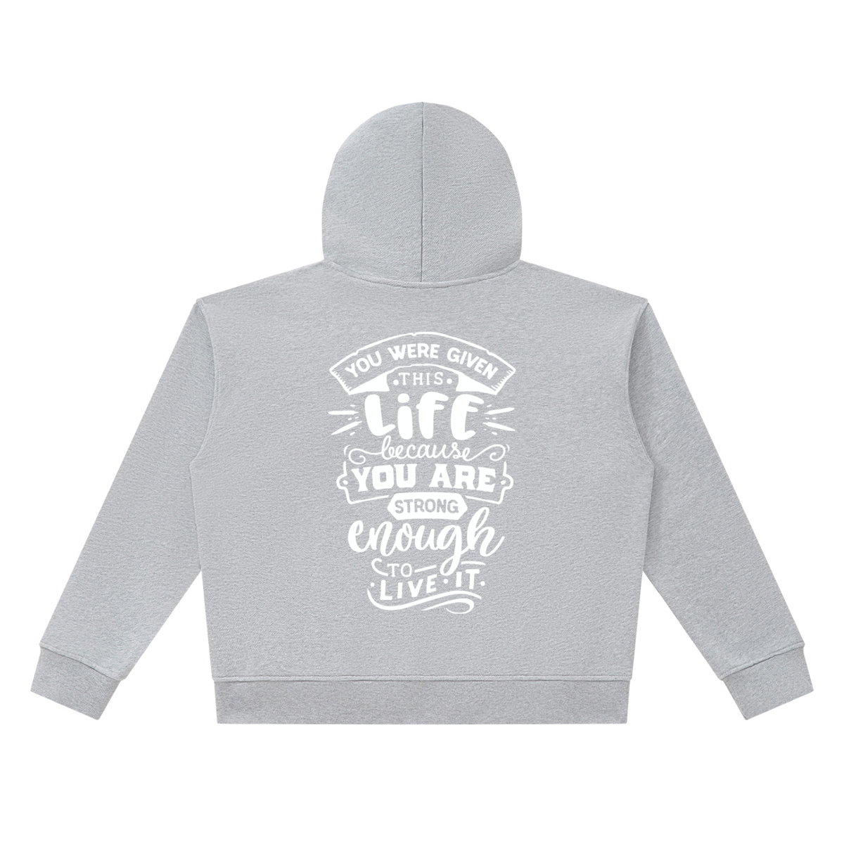 Nathaneils 19 Open Hands Unisex Heavyweight Full Zip Boxy Hoodie