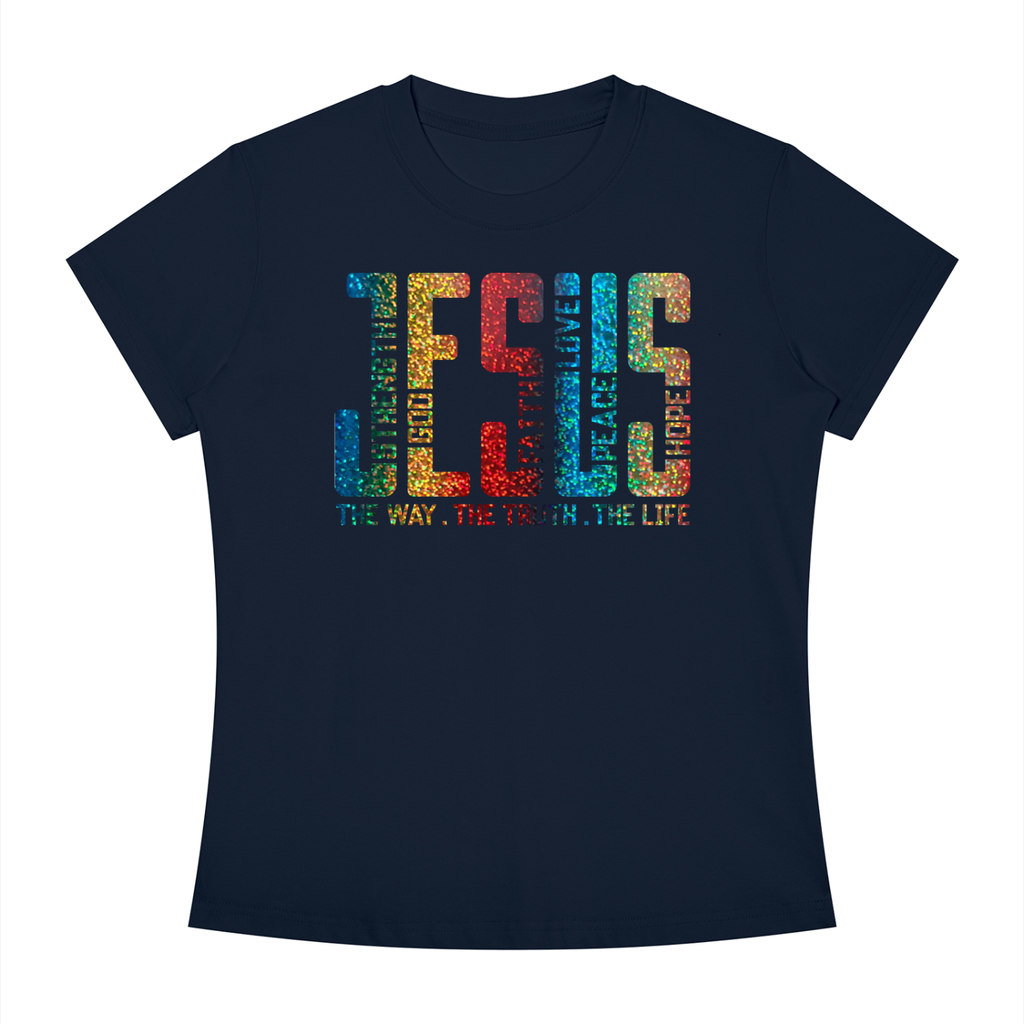 Nathaneils 19 Open Hands Women's Slim Fit Crewneck T-Shirt