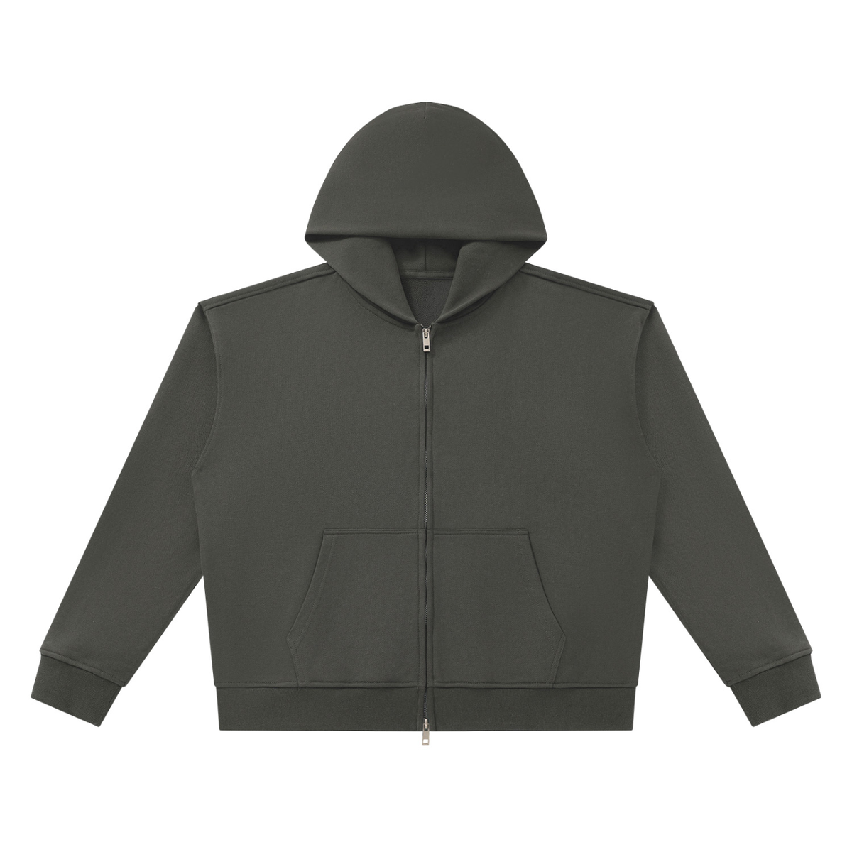 Nathaneils 19 Open Hands Unisex Heavyweight Full Zip Boxy Hoodie